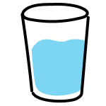 Glass of water