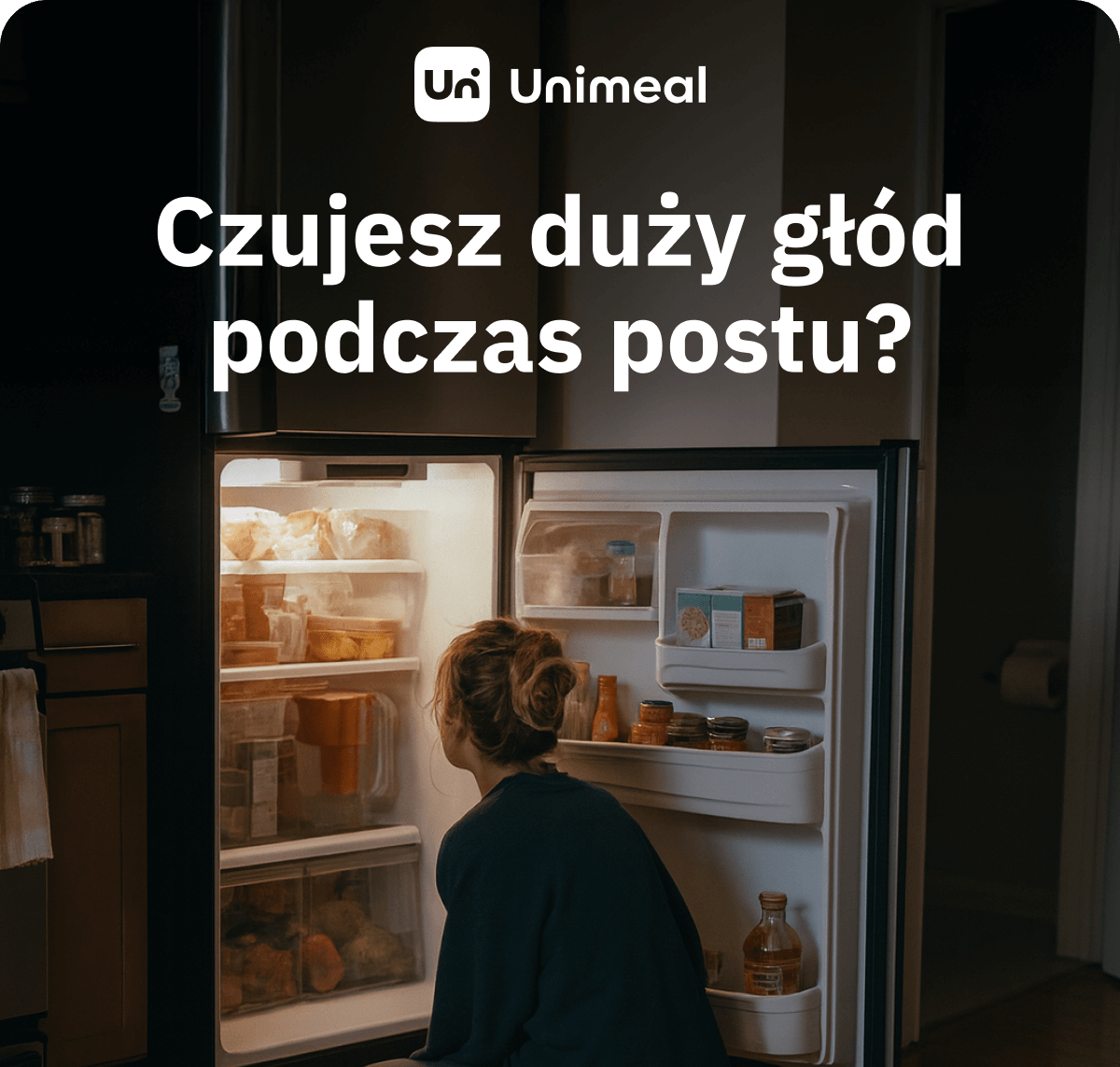 Girl at the fridge